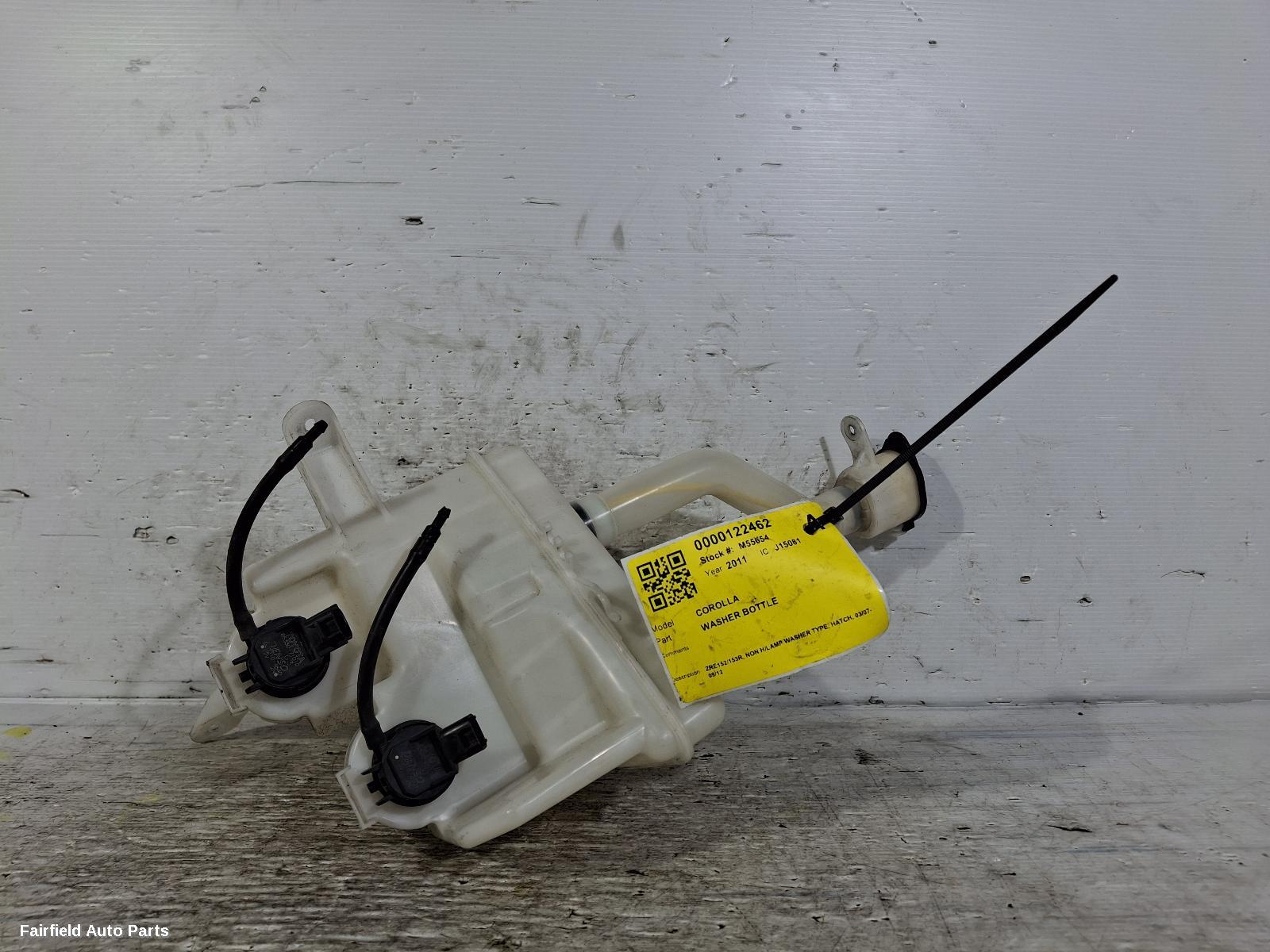 2007-2012 Toyota Corolla Washer Bottle