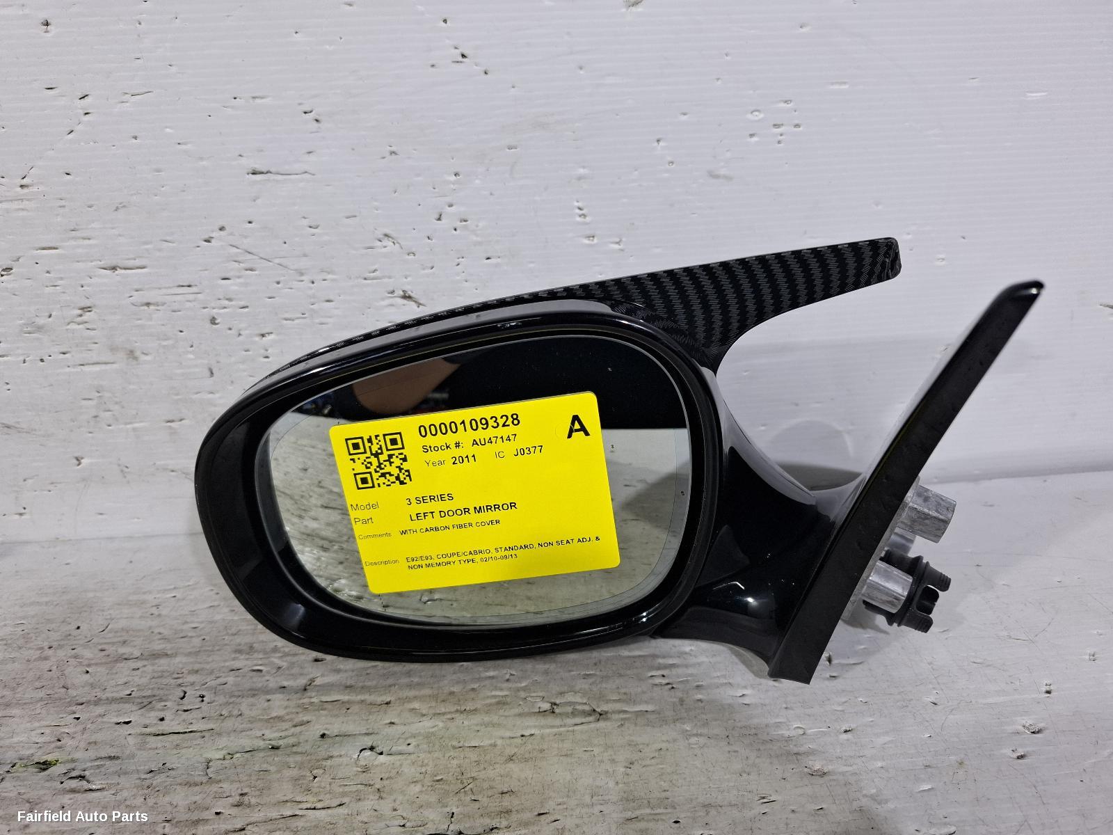 2010-2013 Bmw 3 Series Left Door Mirror