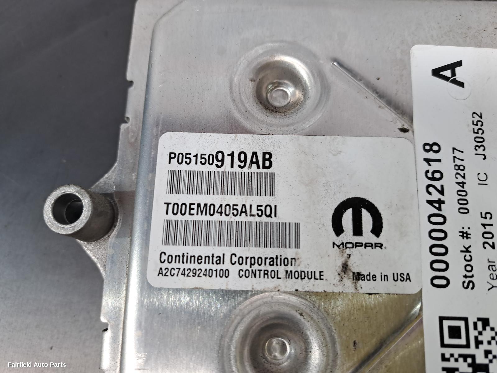 2013-2017 Fiat Freemont Ecu
