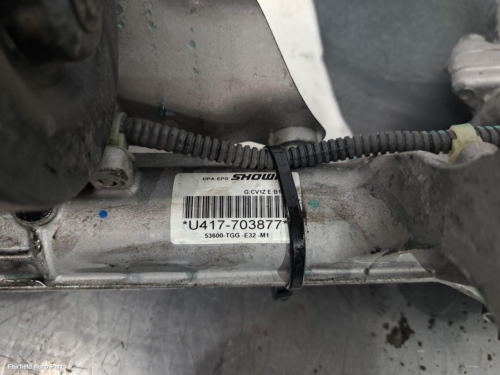 2017 Honda Civic Steering Box Rack