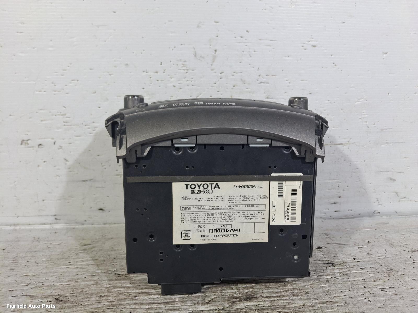 2005-2014 Lexus Is250/is250c Radio Cd Dvd Sat Tv