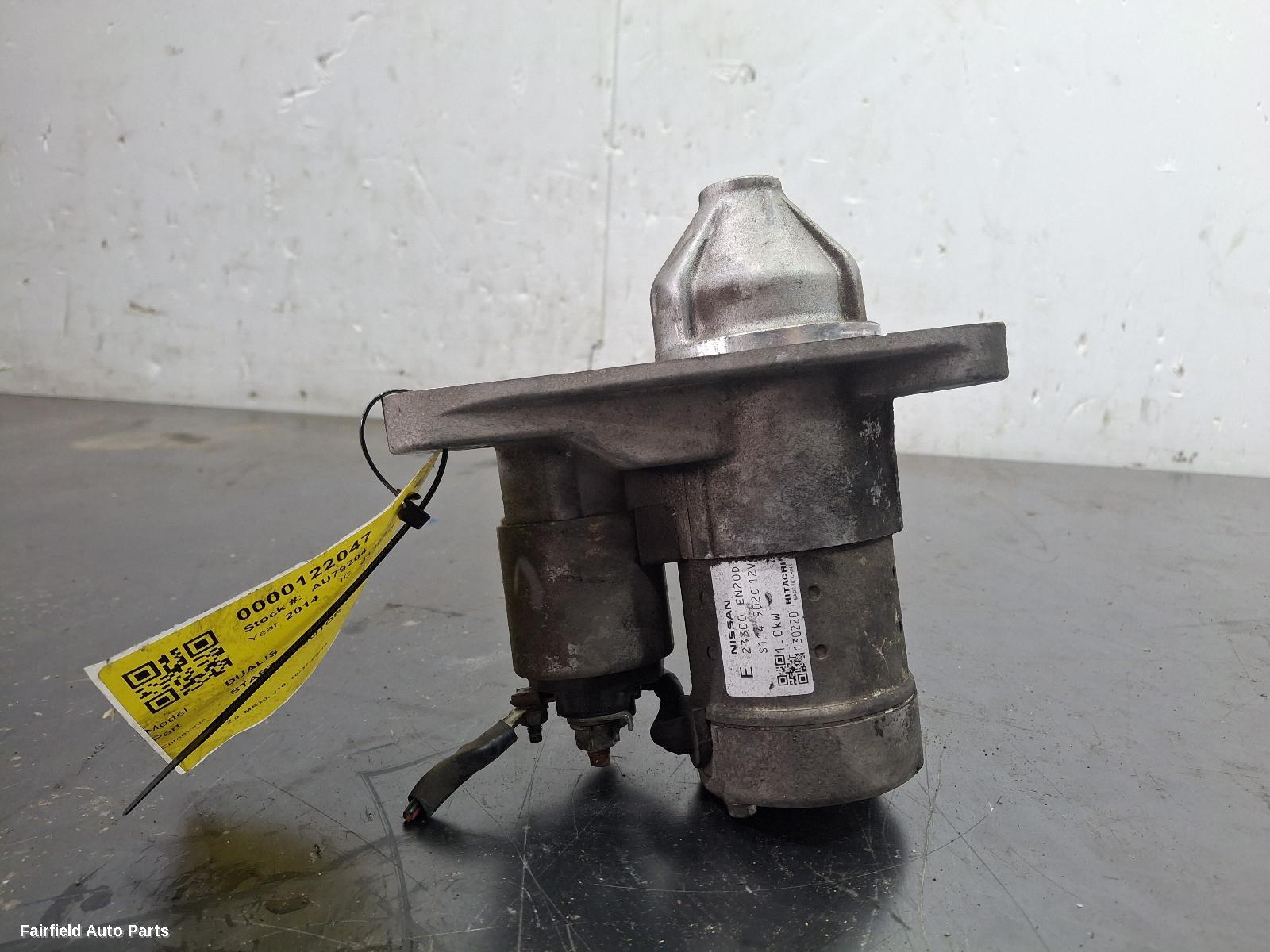 2007-2014 Nissan Dualis Starter