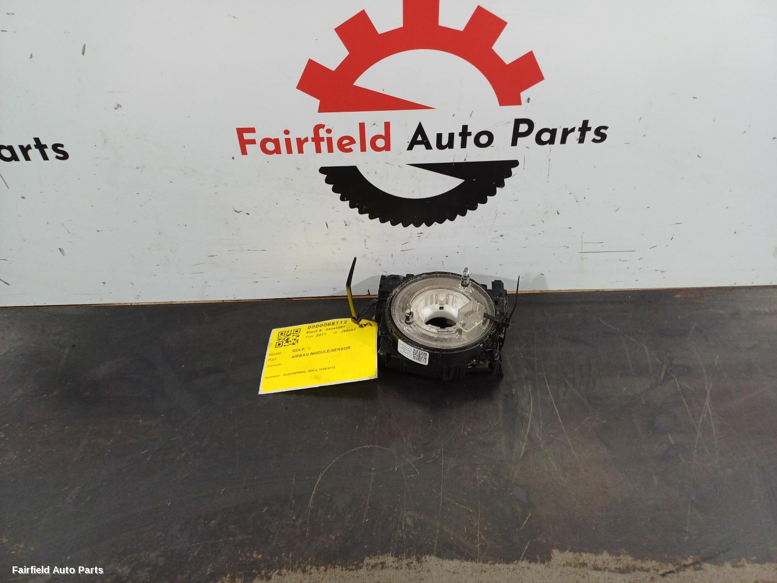 2008-2016 Volkswagen Golf Airbag Module Sensor