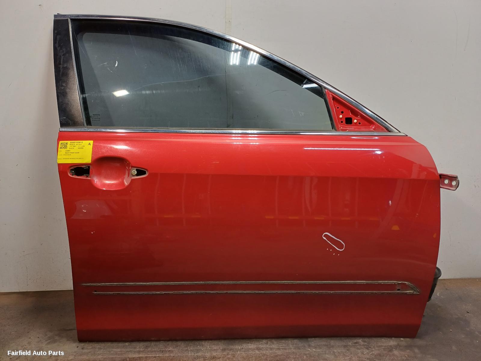 2006-2011 Toyota Camry Right Front Door