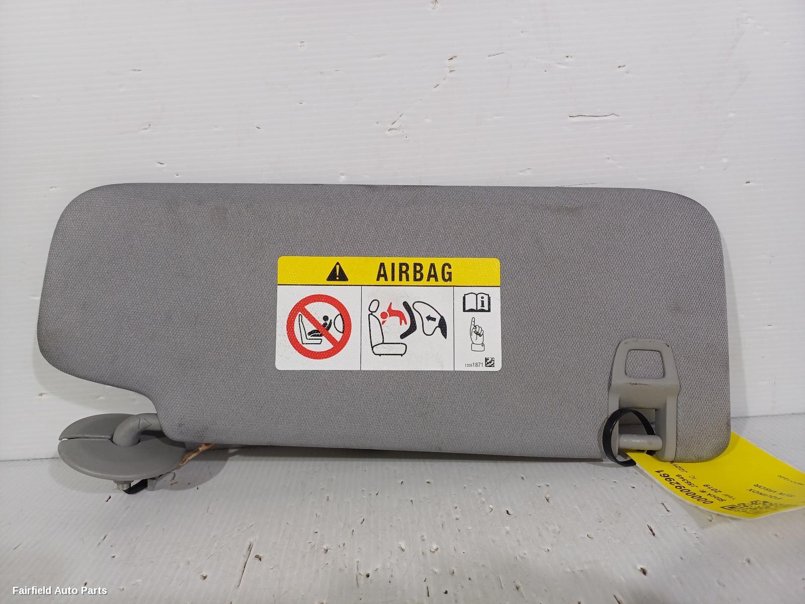 2017-2020 Holden Equinox Sunvisor