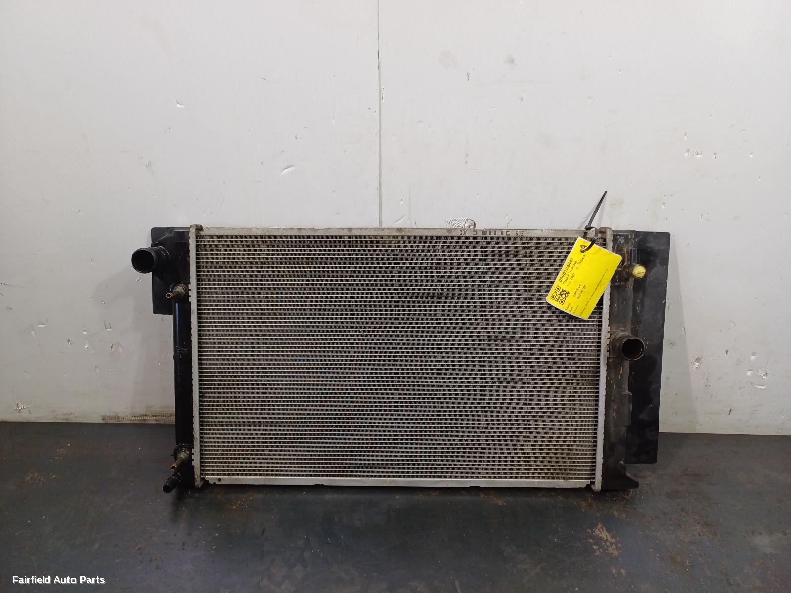 2007 Toyota Corolla Radiator