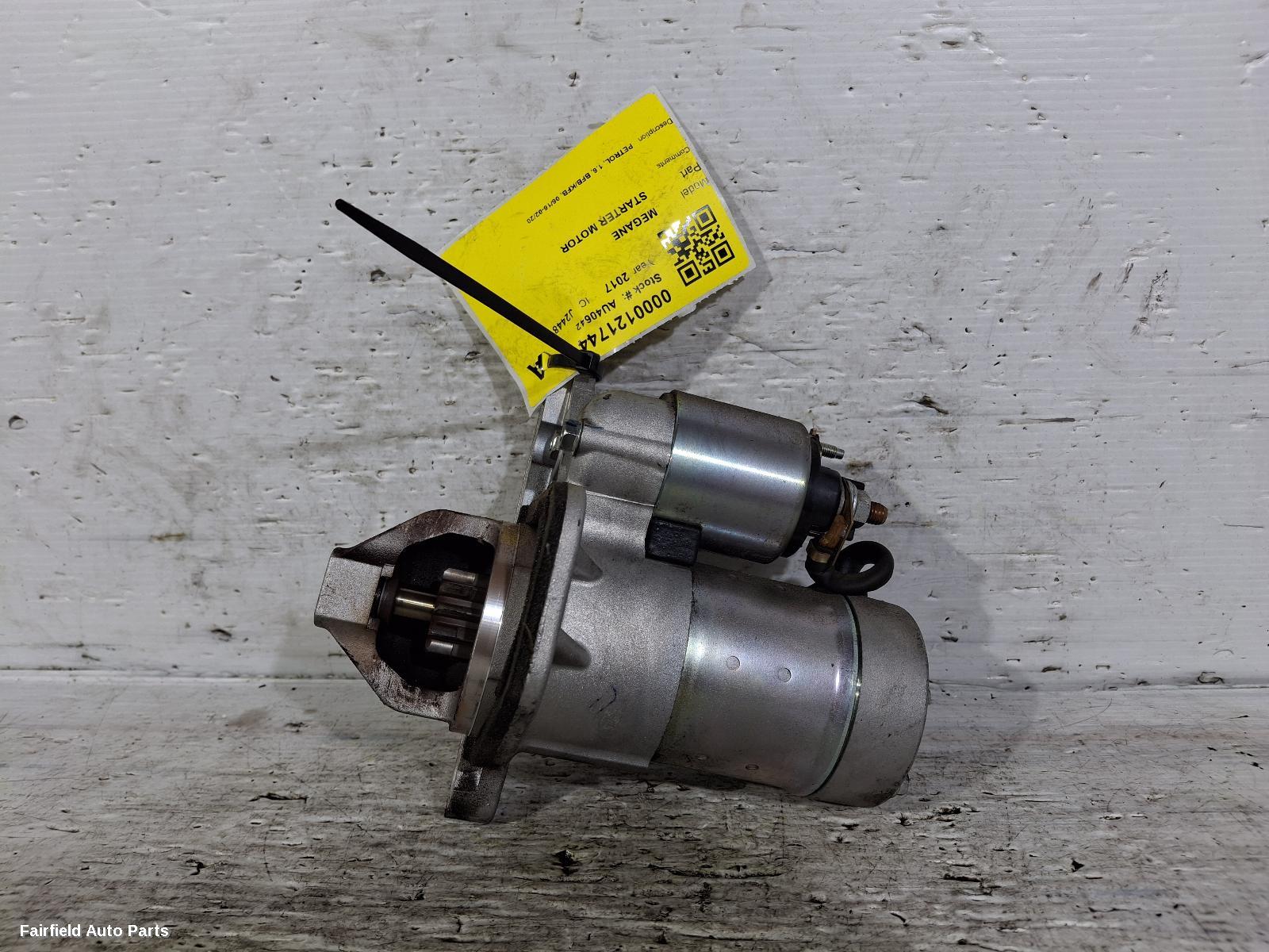 2016-2020 Renault Megane Starter