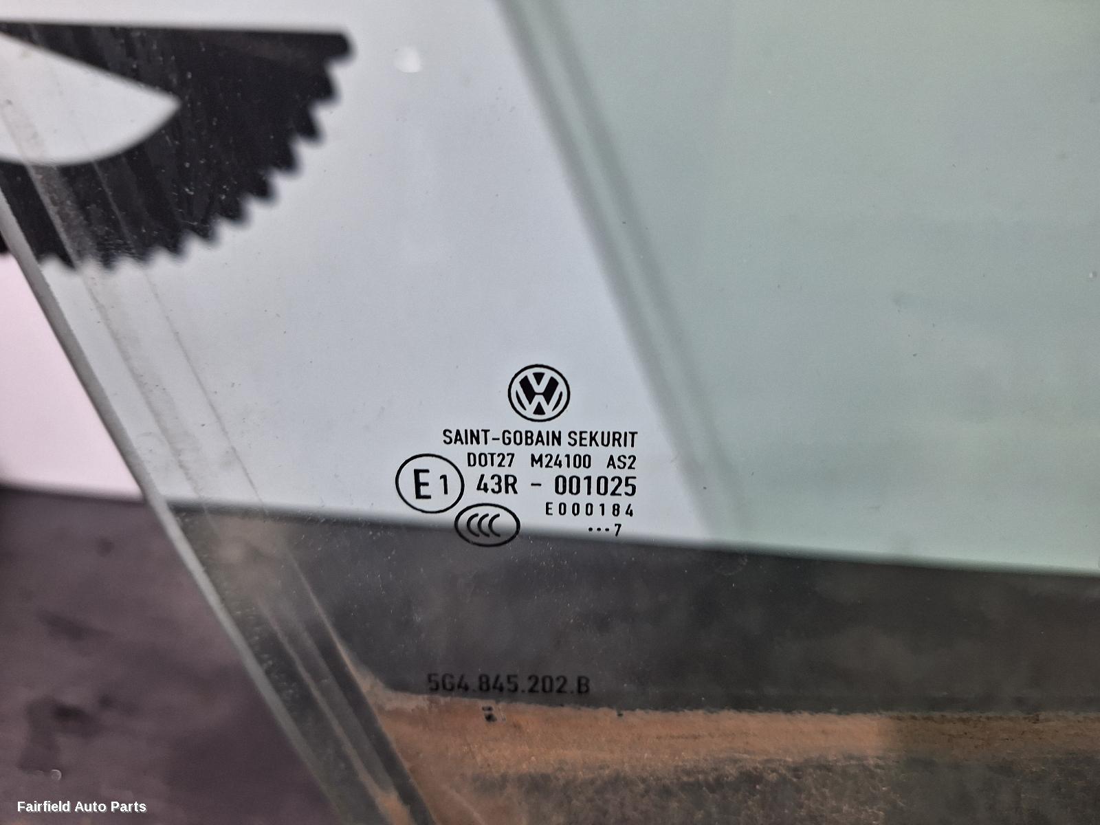 2012-2020 Volkswagen Golf Right Front Door Window