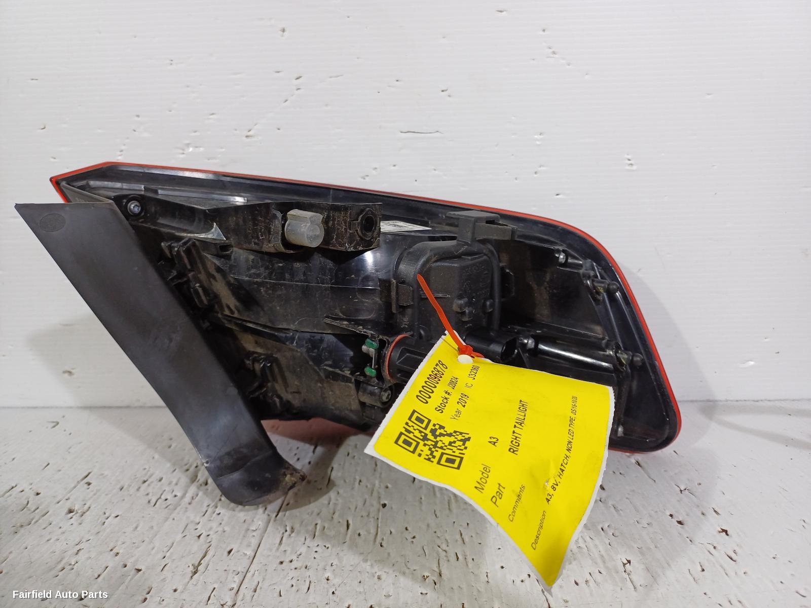 2016-2020 Audi A3 Right Taillight