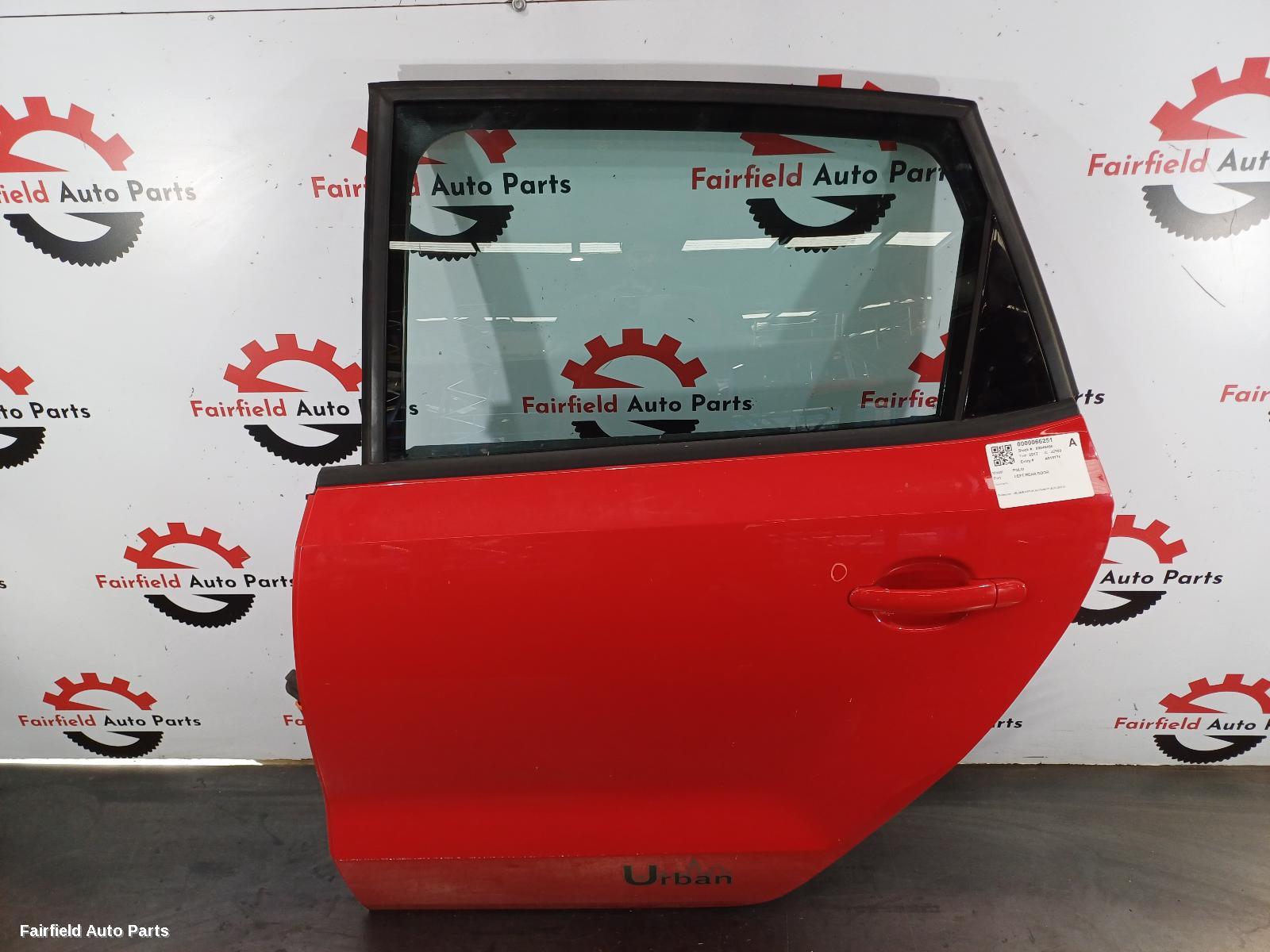 2017 Volkswagen Polo Left Rear Door Sliding