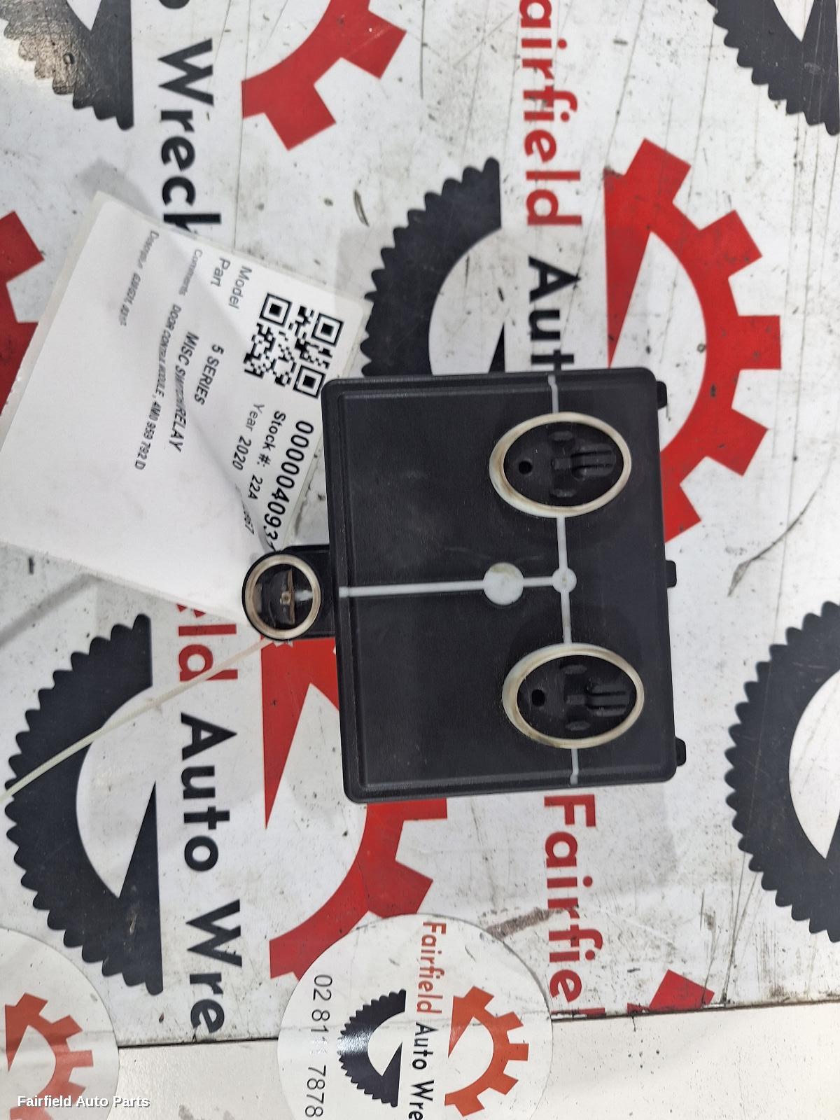 2017-2023 Bmw 5 Series Misc Switch Relay