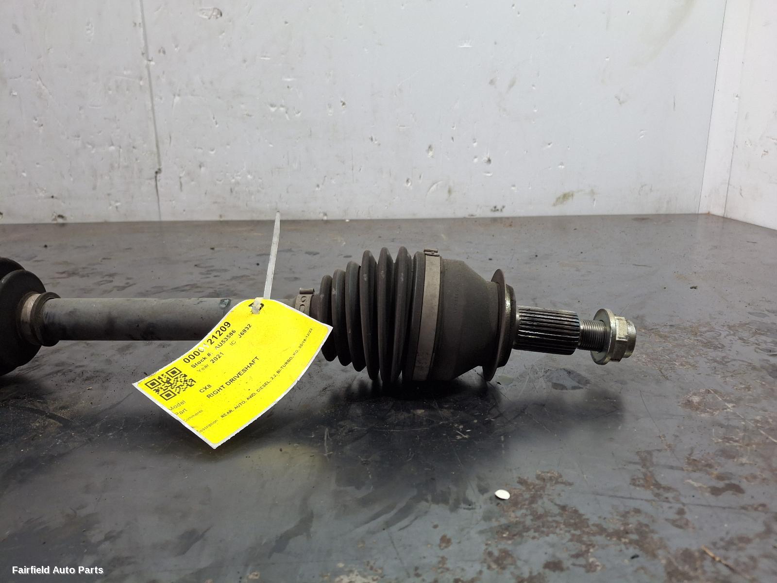 2018-2023 Mazda Cx8 Right Driveshaft