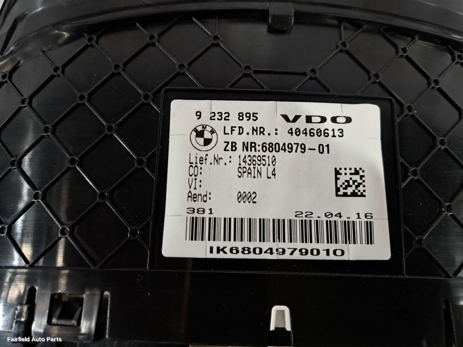 2011-2021 Bmw 3 Series Instrument Cluster