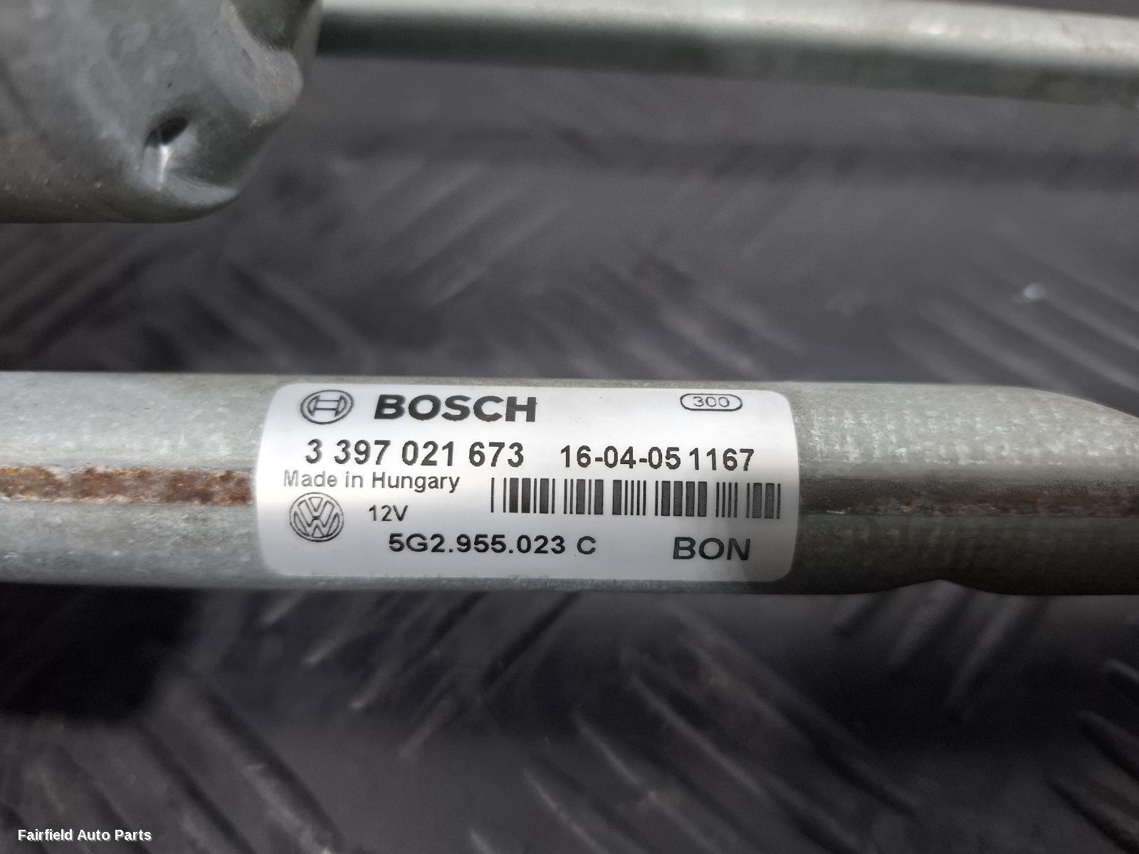 2016 Volkswagen Golf Wiper Motor