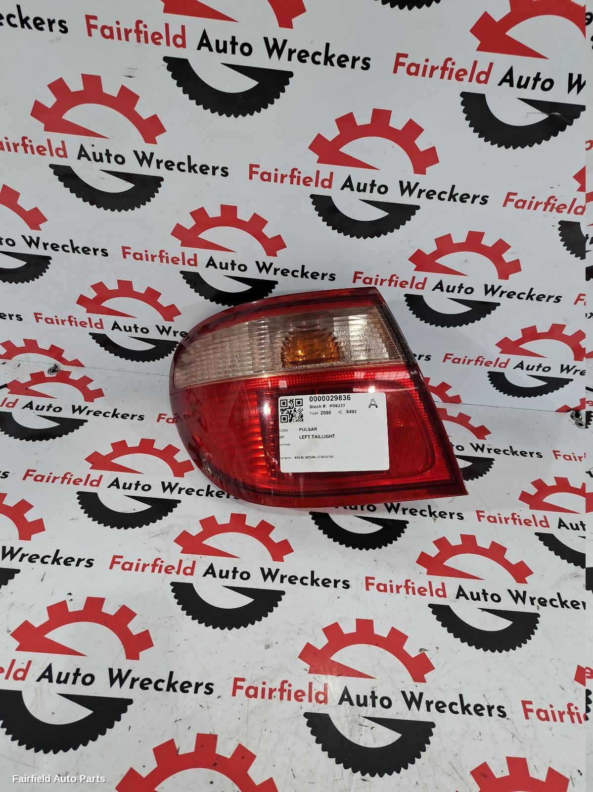 2000 Nissan Pulsar Left Taillight