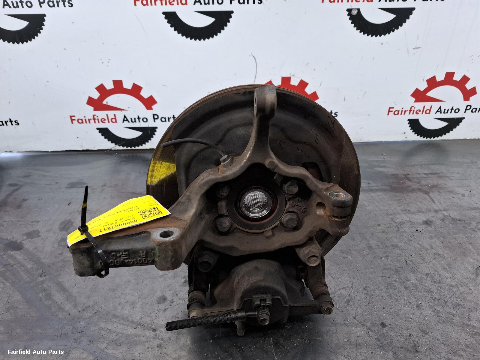 2007-2014 Nissan Dualis Right Front Hub Assembly