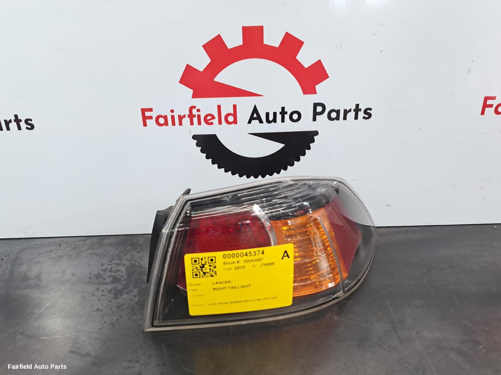 2007-2017 Mitsubishi Lancer Right Taillight