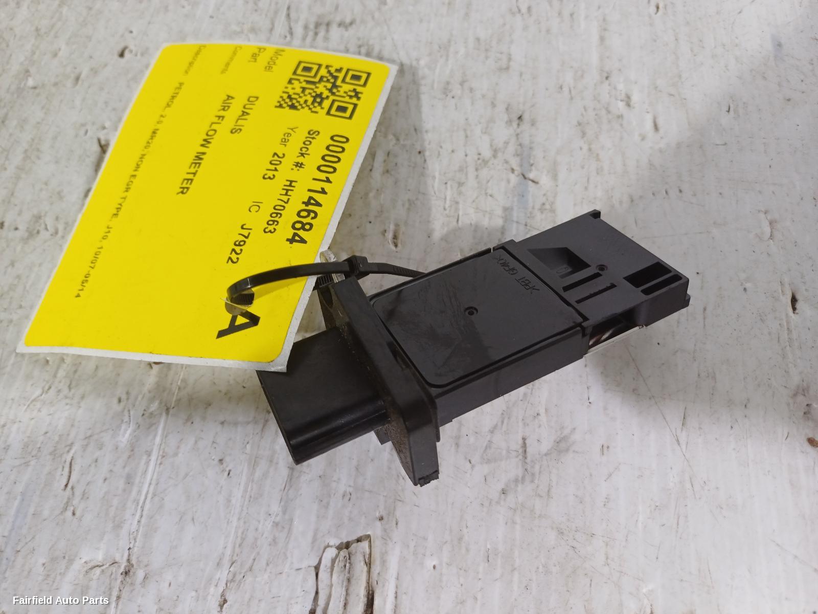 2007-2014 Nissan Dualis Air Flow Meter