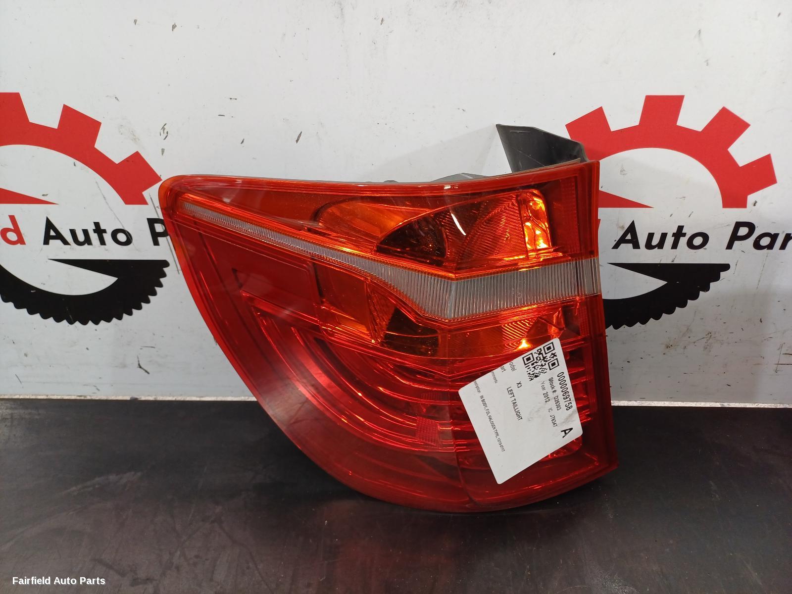 2010-2017 Bmw X3 Left Taillight