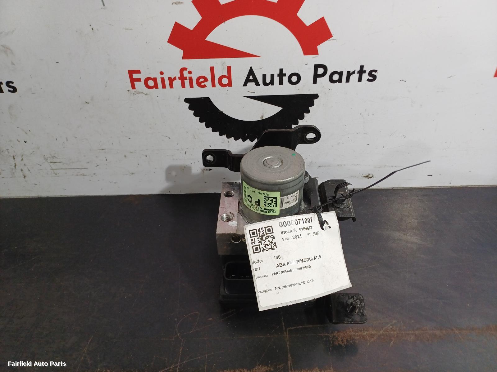 2017-2025 Hyundai I30 Abs Pump Modulator