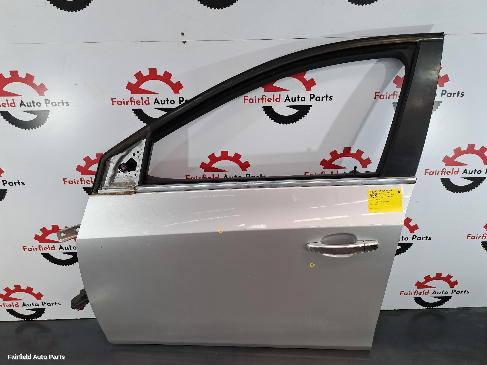 2010 Holden Cruze Left Front Door