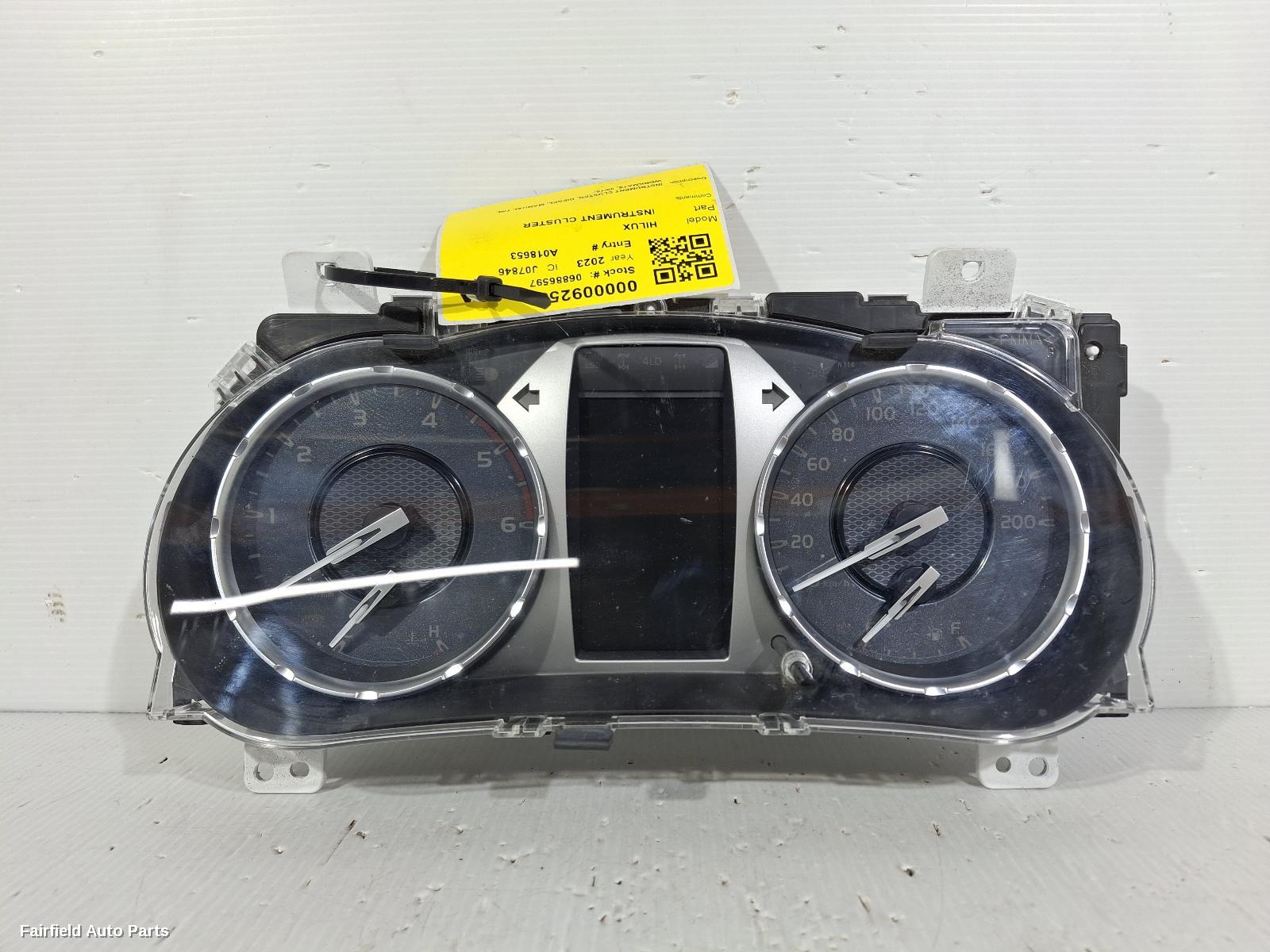 2019-2025 Toyota Hilux Instrument Cluster
