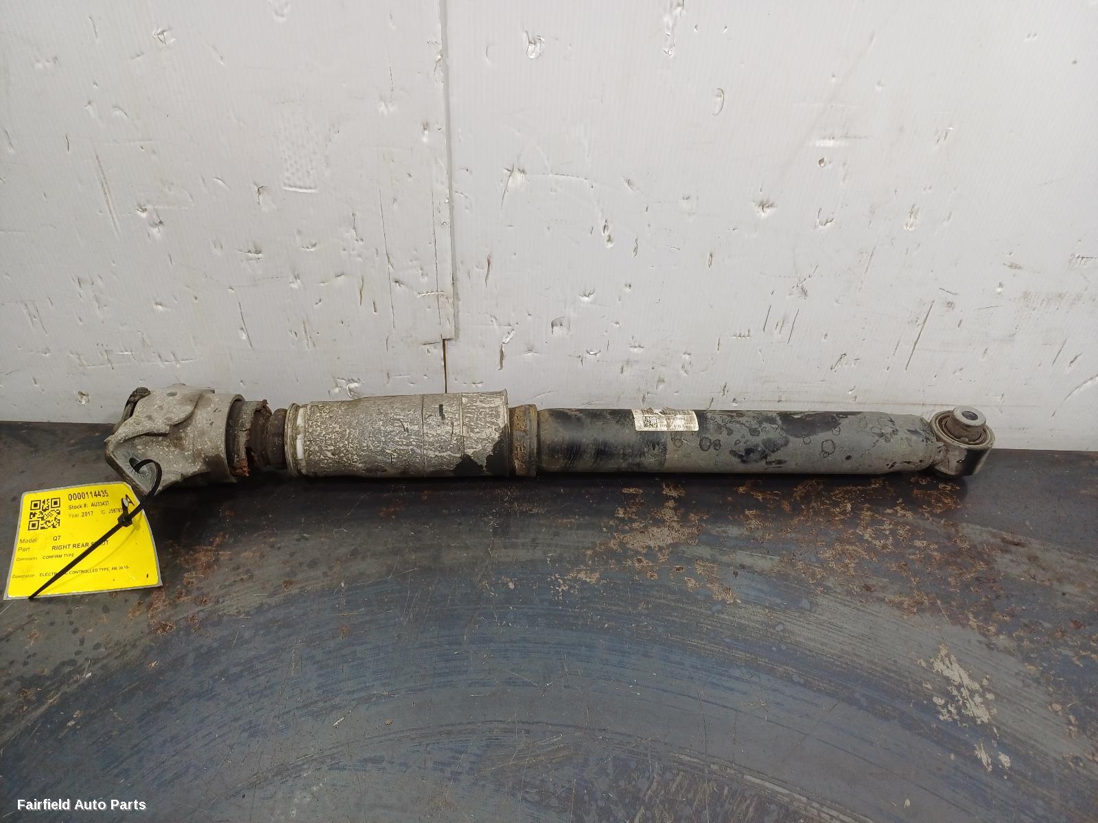 2015-2025 Audi Q7 Right Rear Strut