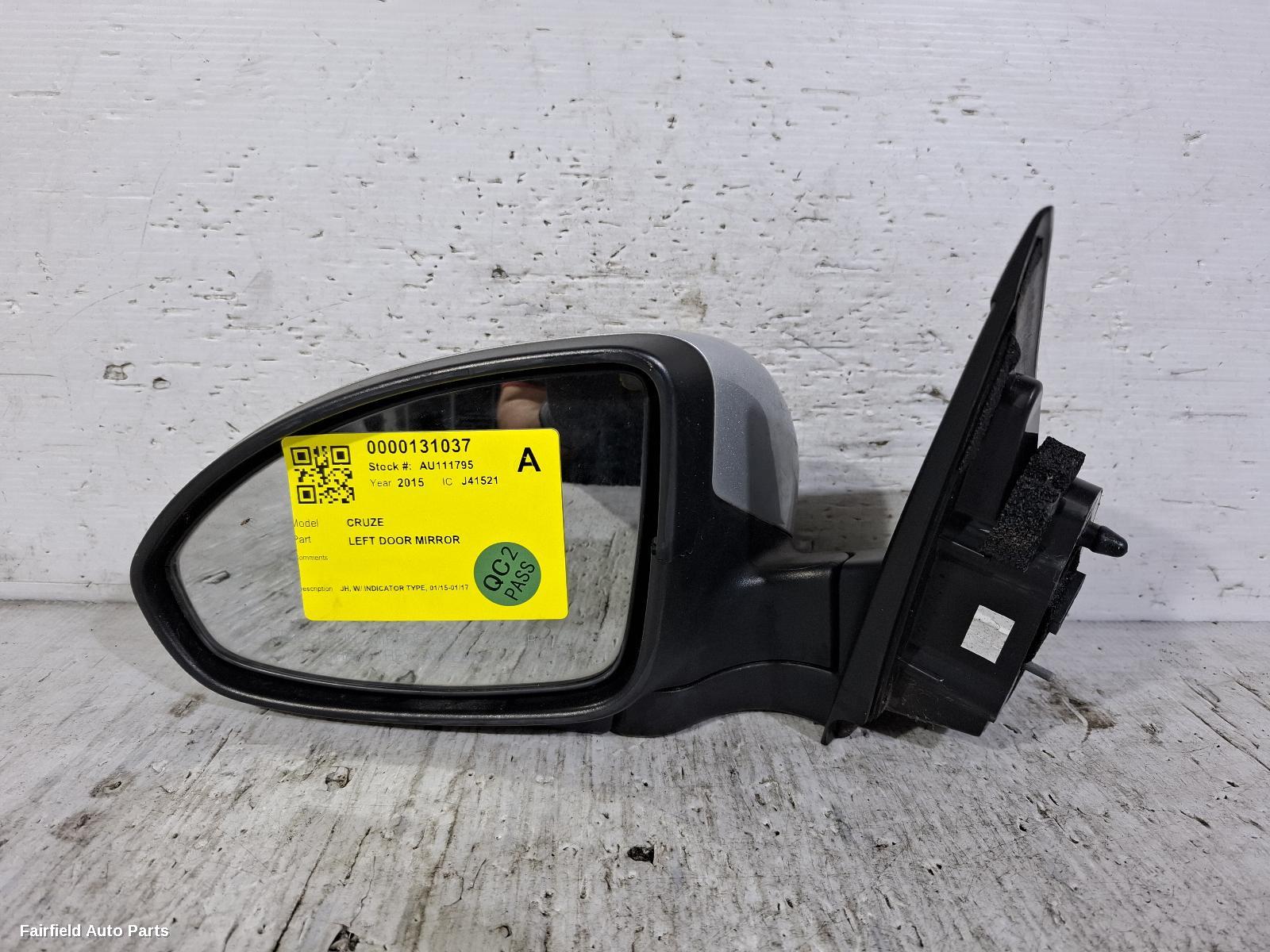 2015-2017 Holden Cruze Left Door Mirror