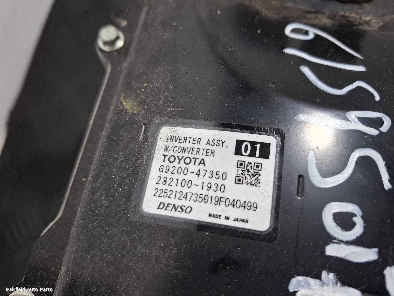 2018-2025 Toyota Corolla Inverter