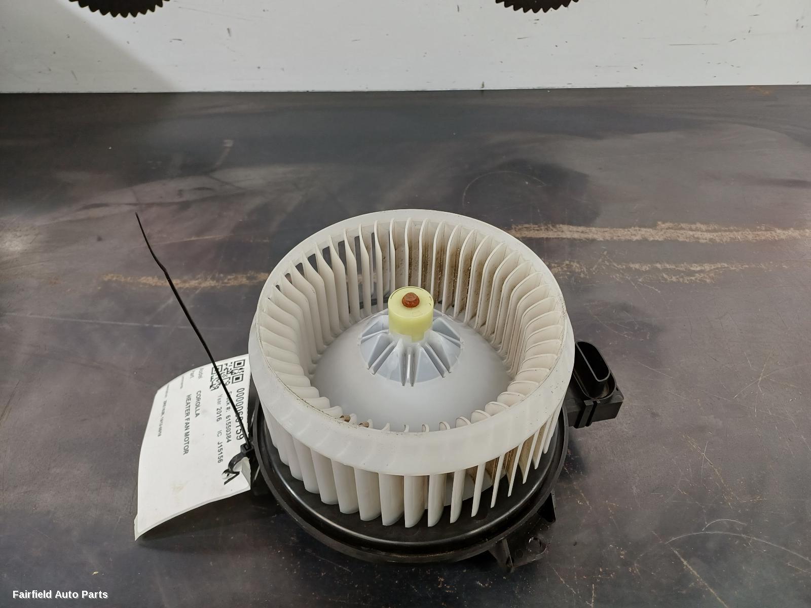 2012-2018 Toyota Corolla Heater Fan Motor
