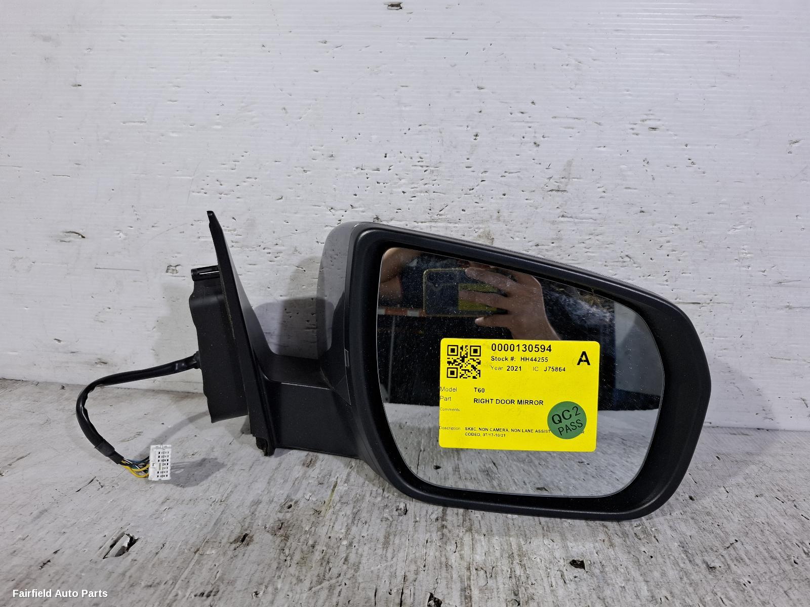 2017-2021 Ldv T60 Right Door Mirror