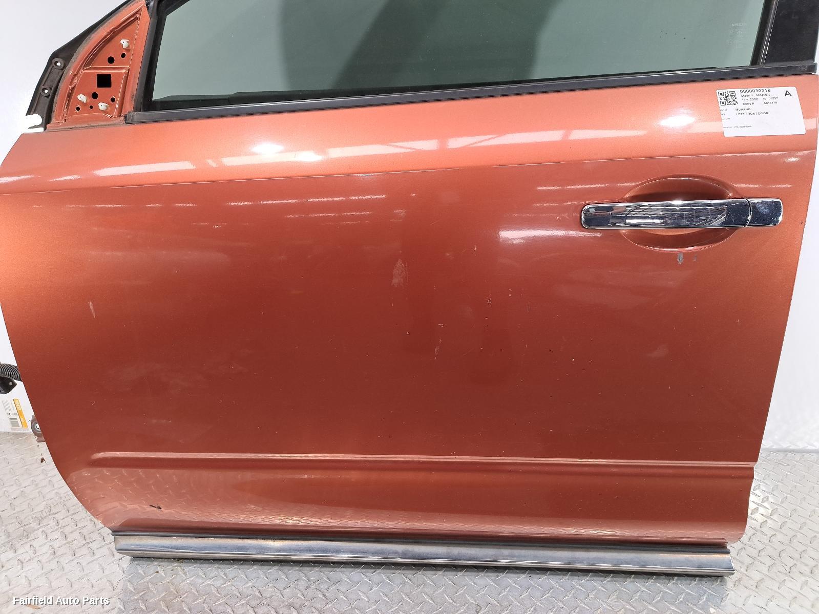 2002-2008 Nissan Murano Left Front Door