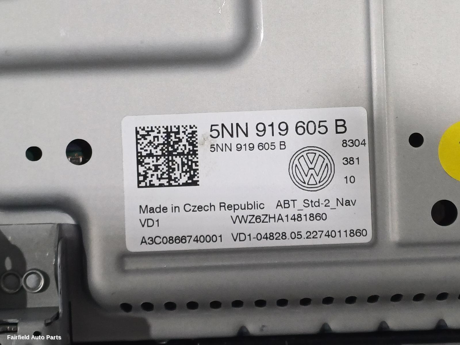 2016-2024 Volkswagen Tiguan Radio Cd Dvd Sat Tv