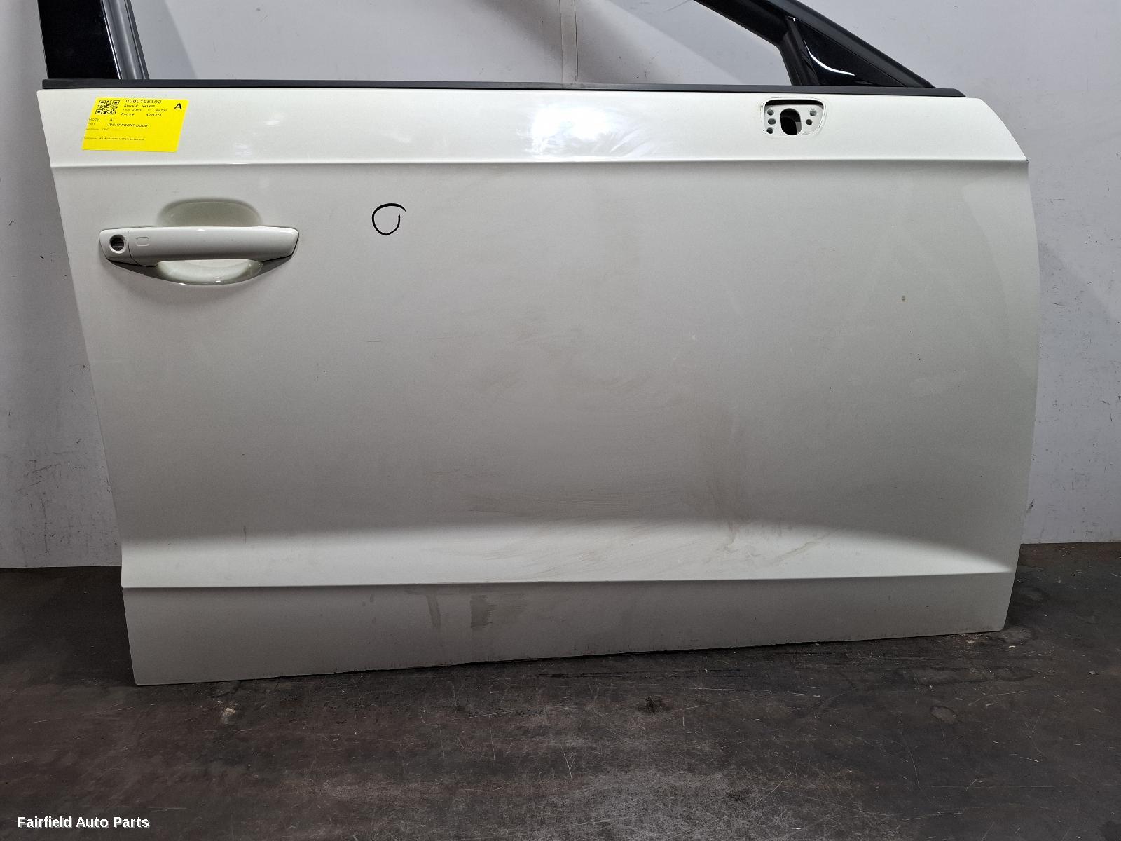 2013-2020 Audi A3 Right Front Door