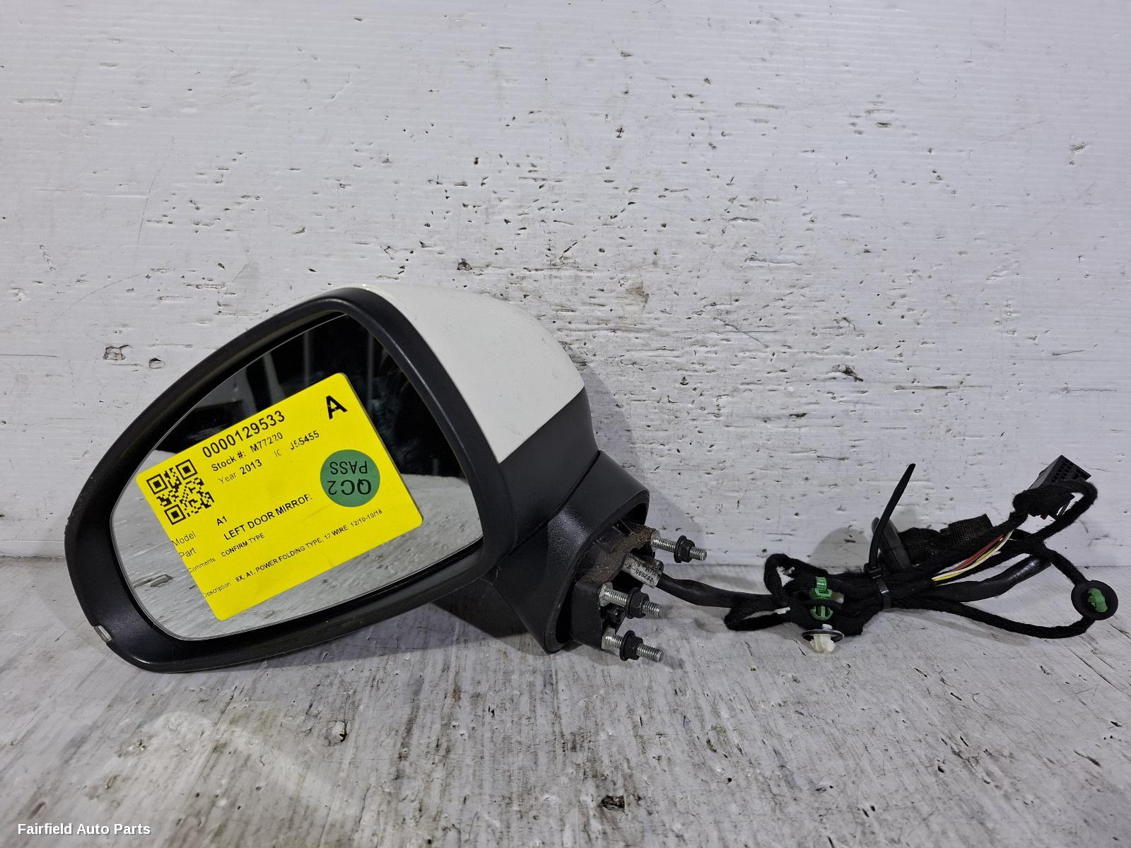 2010-2018 Audi A1 Left Door Mirror