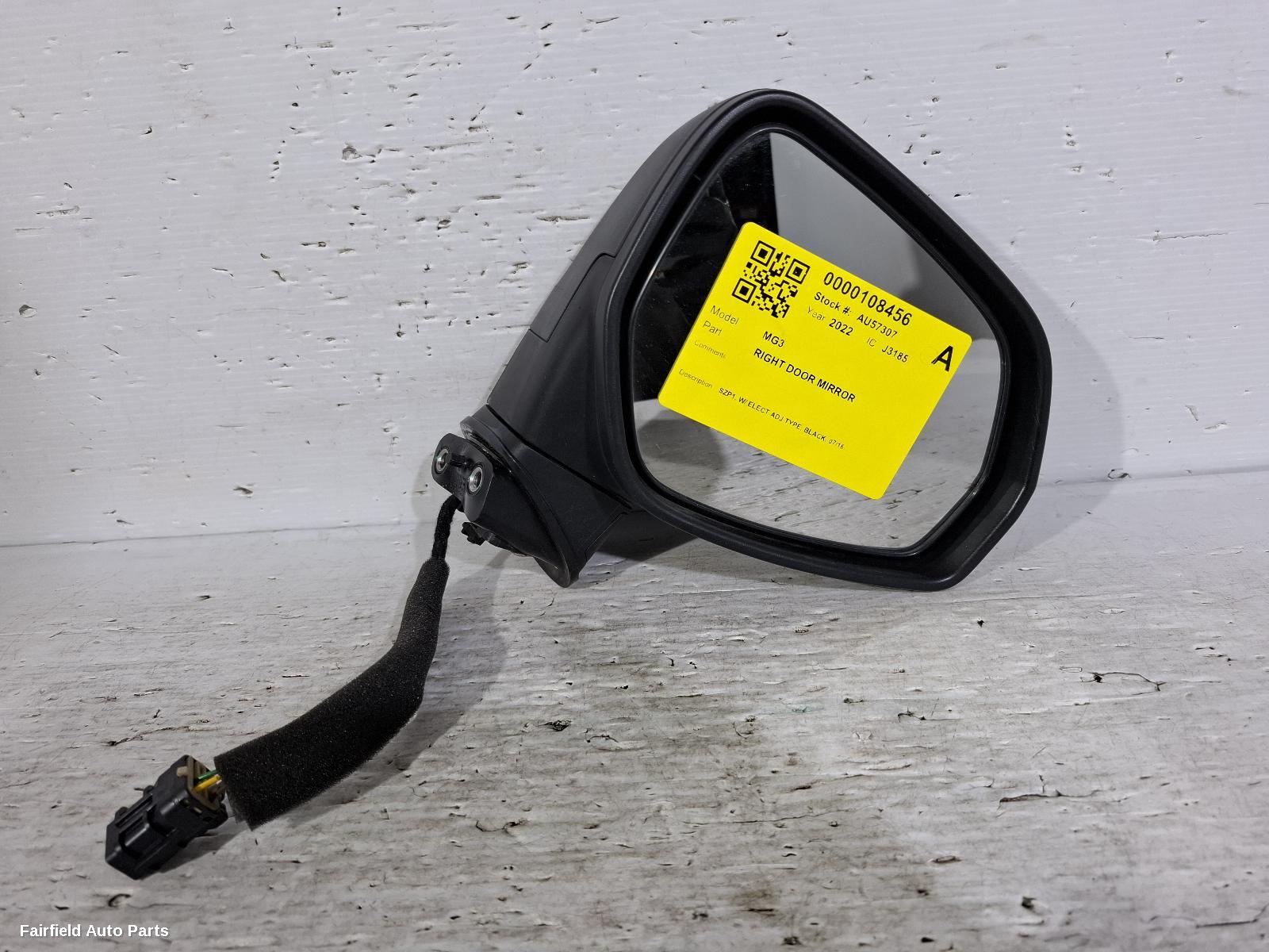 2016-2024 Mg Mg3 Right Door Mirror