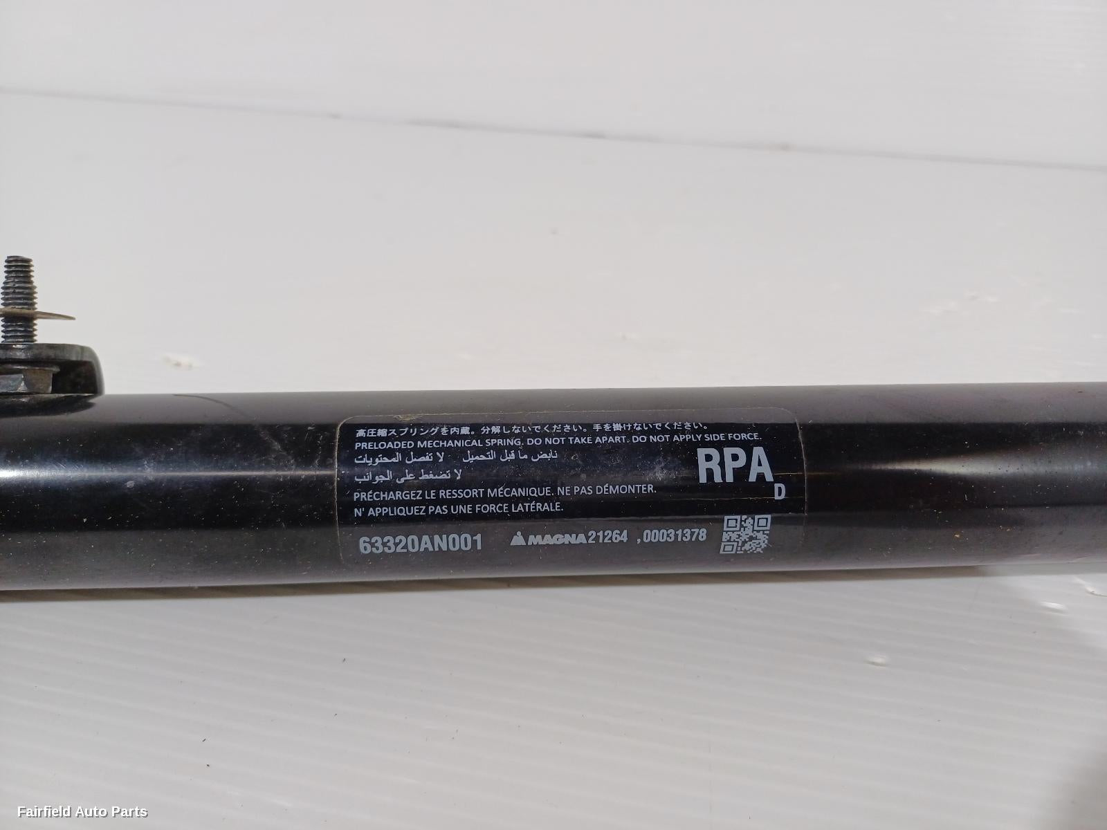 2021 Subaru Outback Hatch Strut