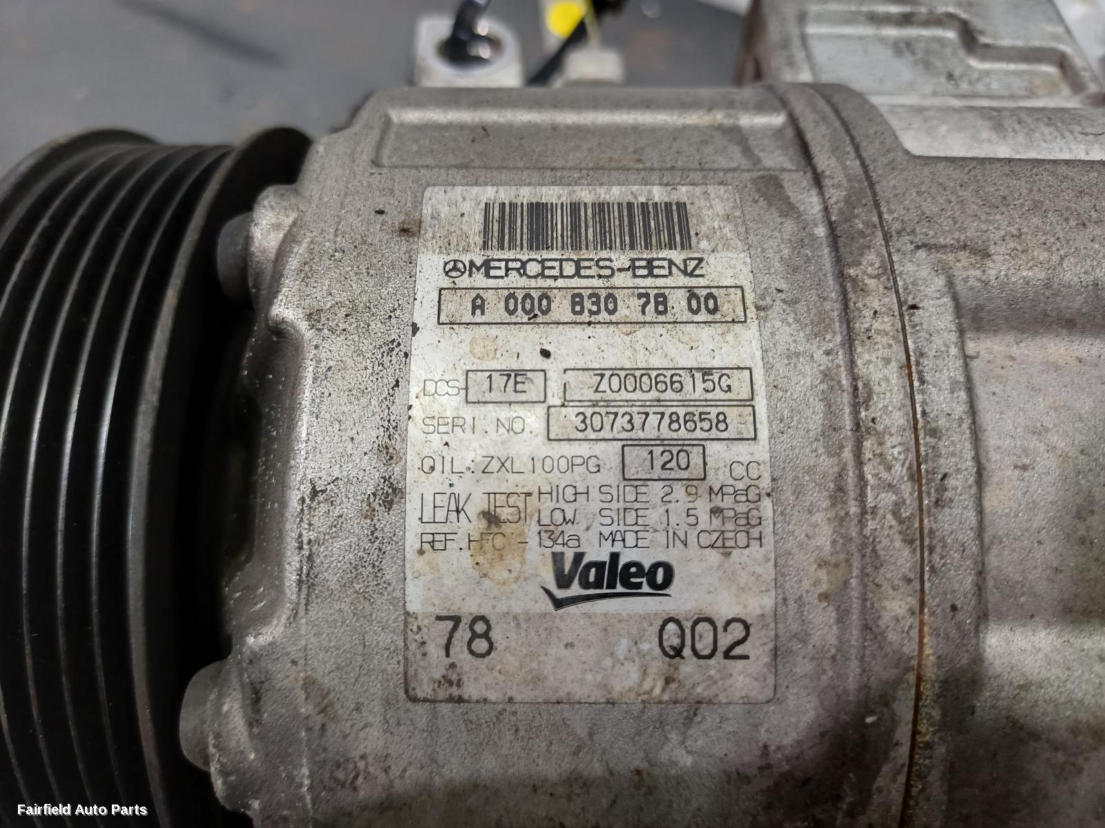 2009-2015 Mercedes C Class A C Compressor