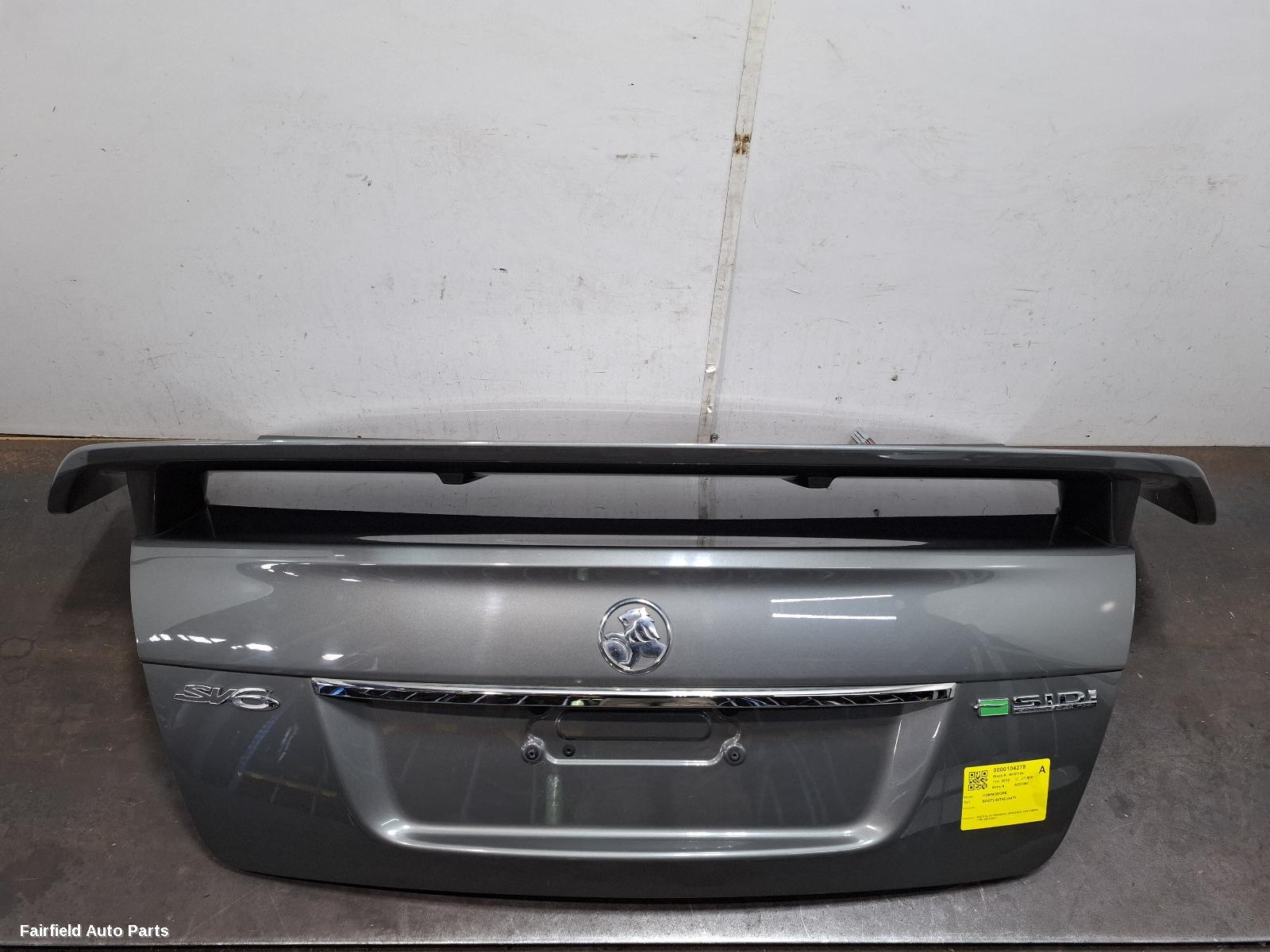 2012 Holden Commodore Bootlid Tailgate