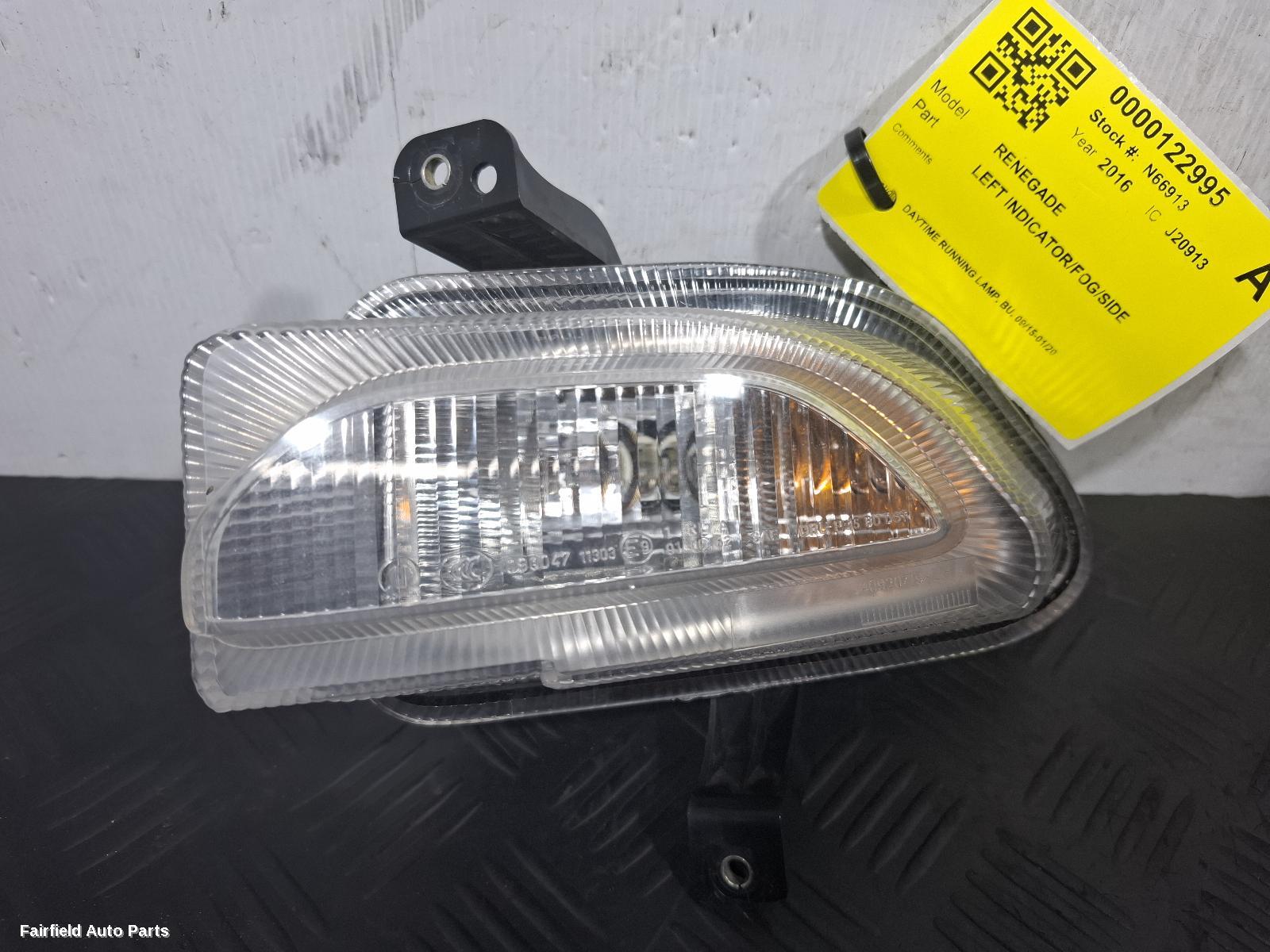 2015-2020 Jeep Renegade Left Indicator Fog Side