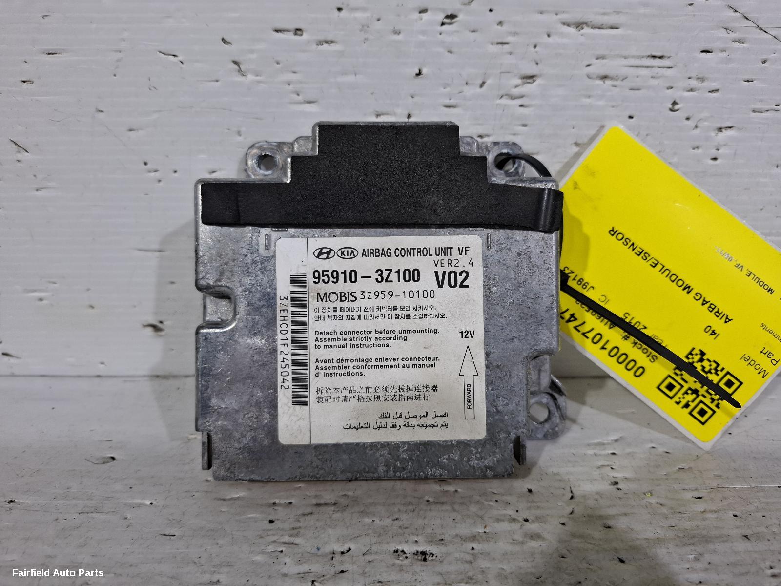2011-2019 Hyundai I40 Airbag Module Sensor