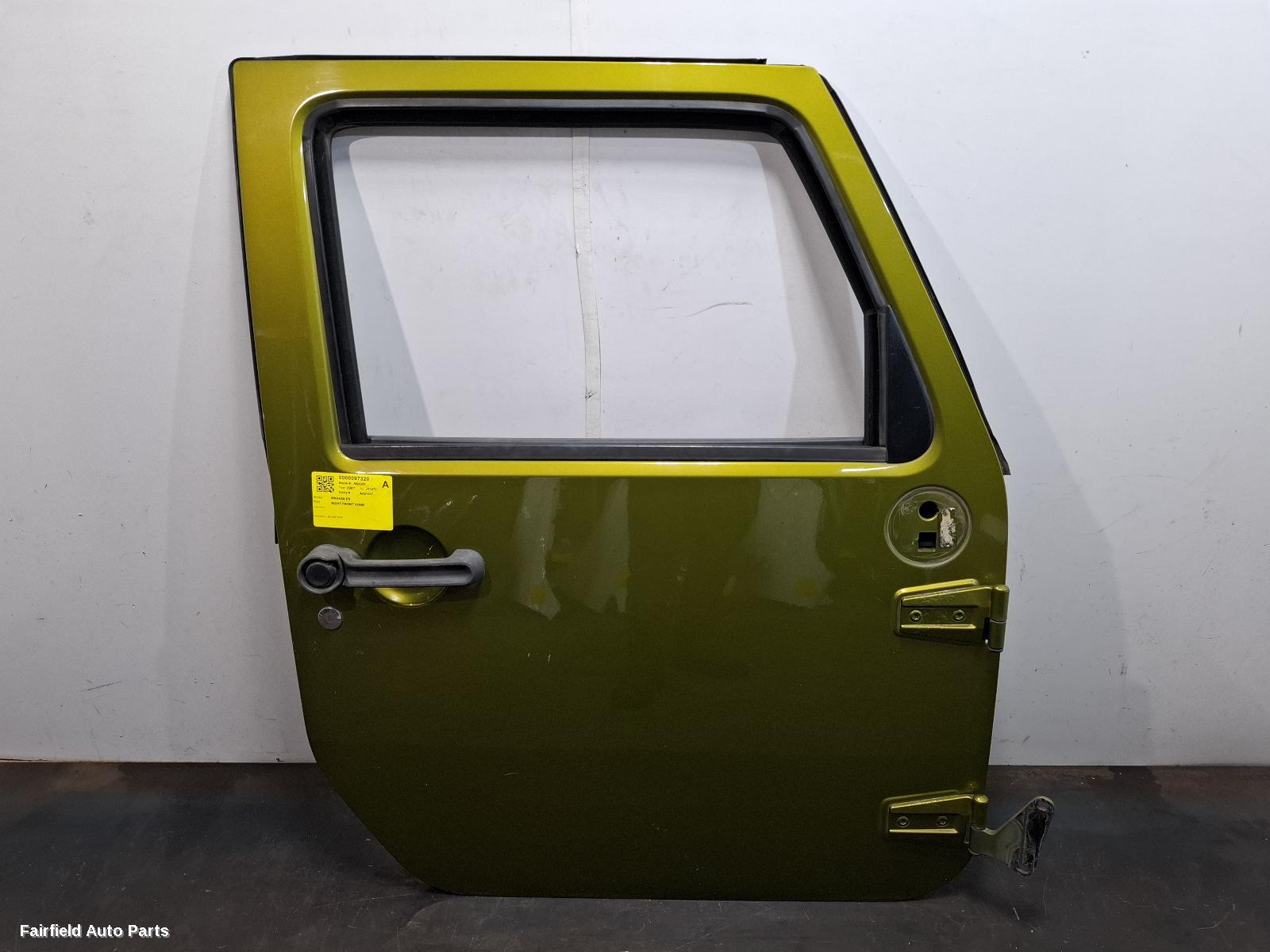 2007-2011 Jeep Wrangler Right Front Door