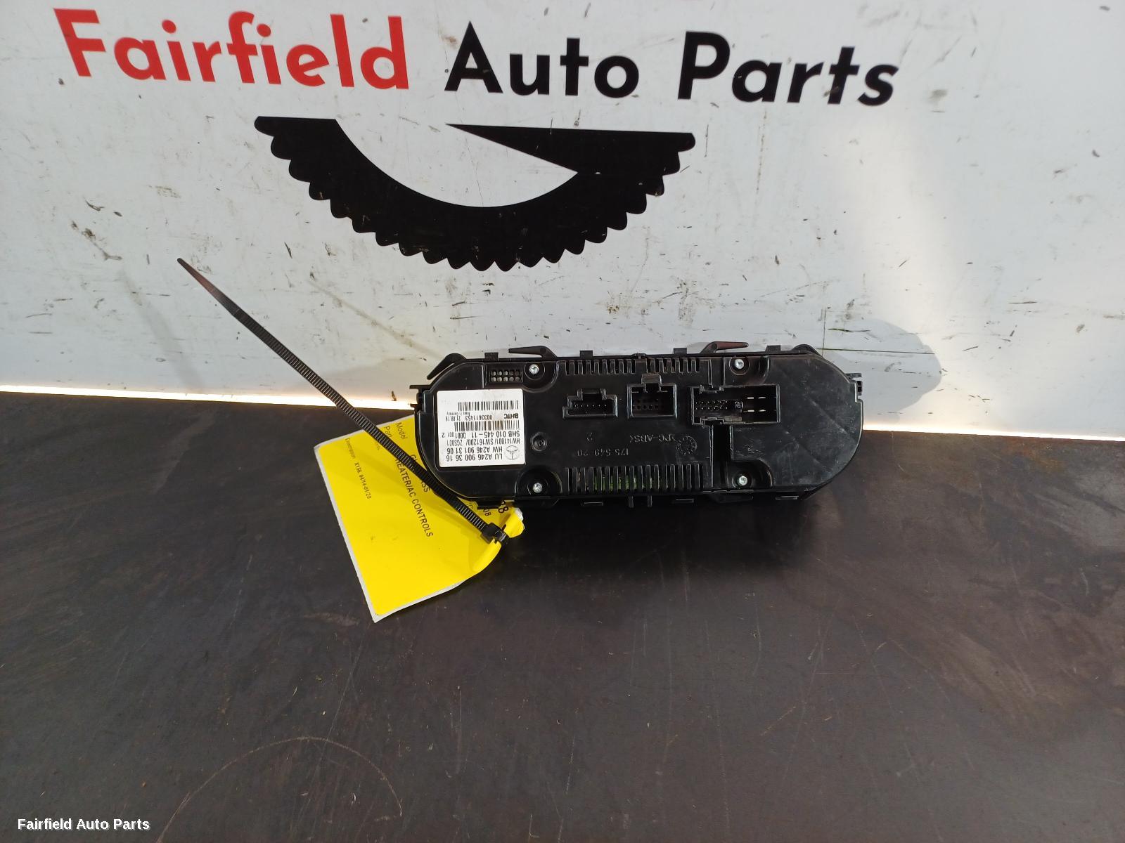 2014-2020 Mercedes Gla Class Heater Ac Controls