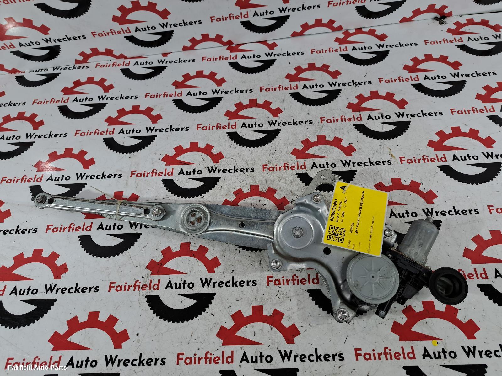 2006-2012 Toyota Aurion Left Front Window Reg Motor