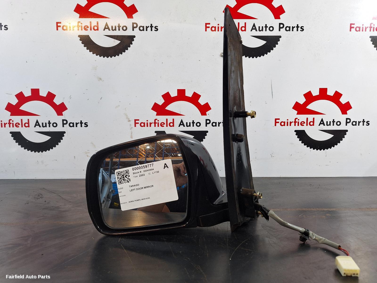 2000-2006 Toyota Tarago Left Door Mirror