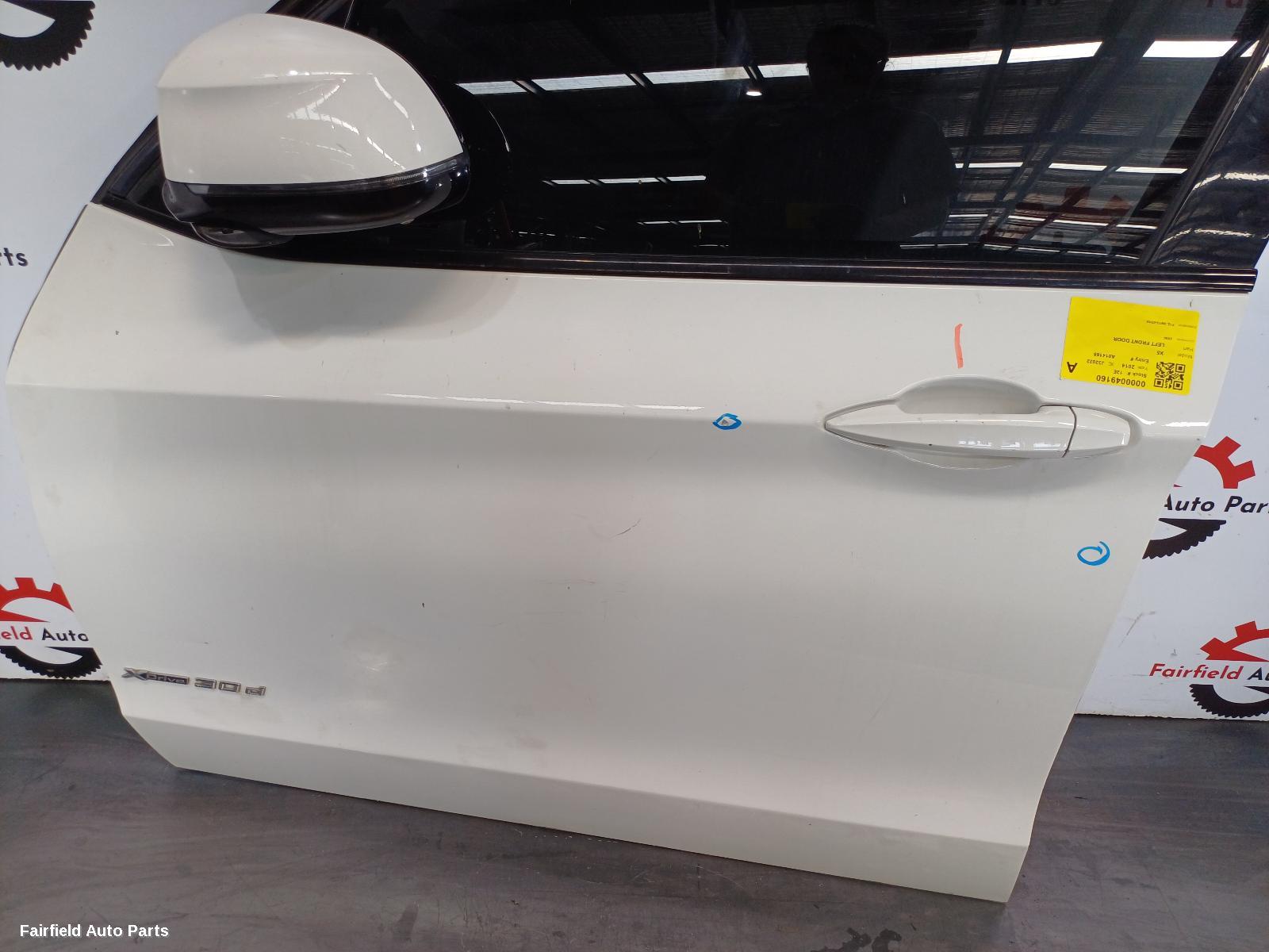2013-2018 Bmw X5 Left Front Door