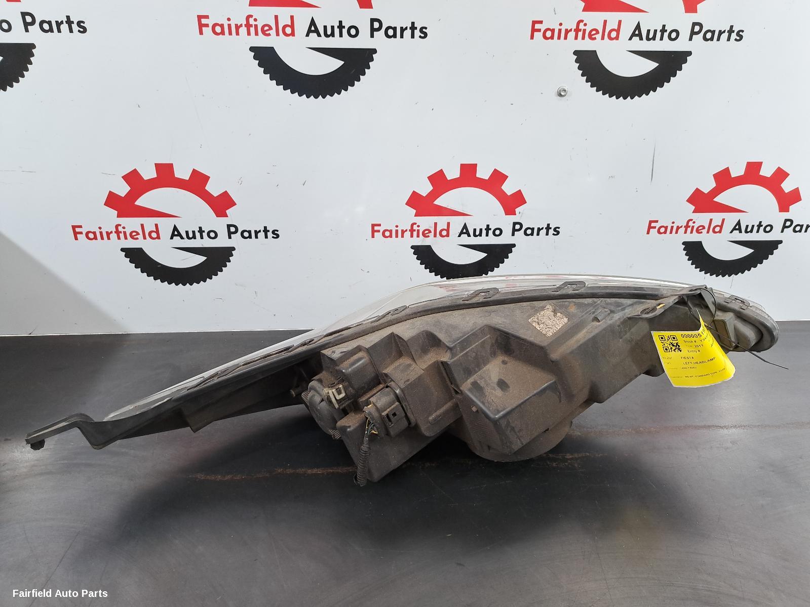 2011 Ford Fiesta Left Headlamp