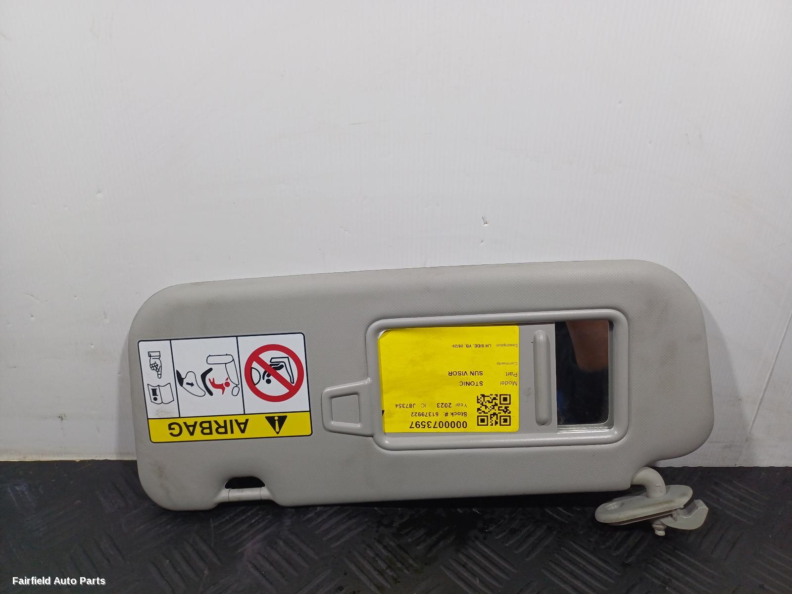 2020-2026 Kia Stonic Sunvisor