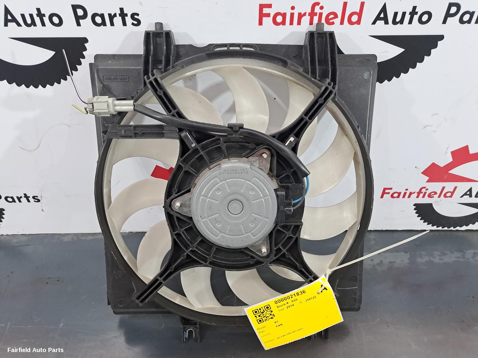 2011-2017 Subaru Xv Fan