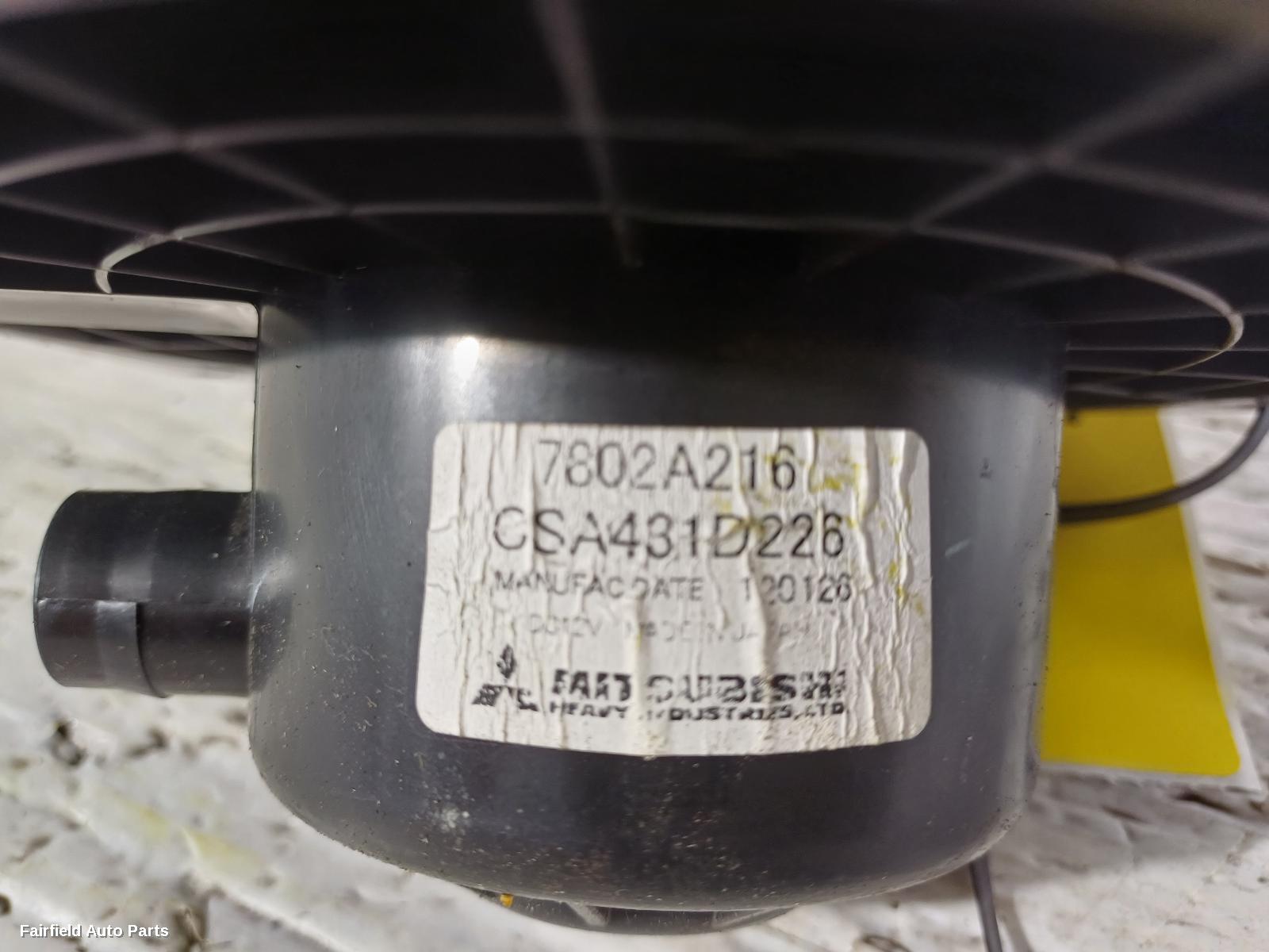 2007-2015 Mitsubishi Lancer Heater Fan Motor